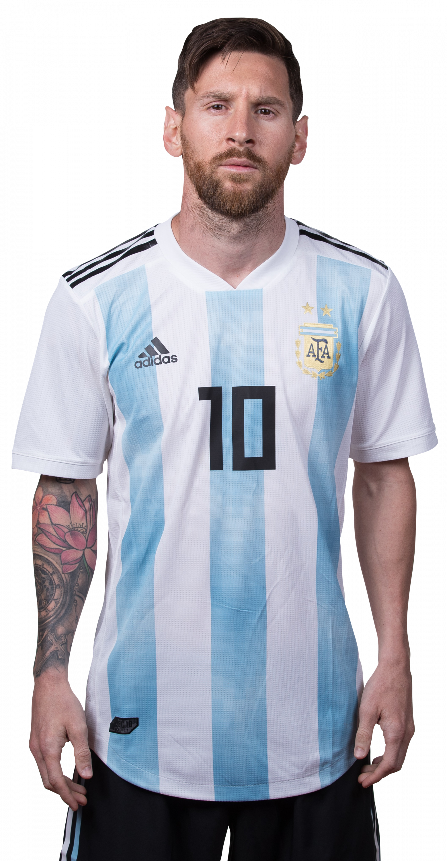 Picha ya Lionel Messi Akiwa na Jezi ya Argentina Picha ya Ukuta