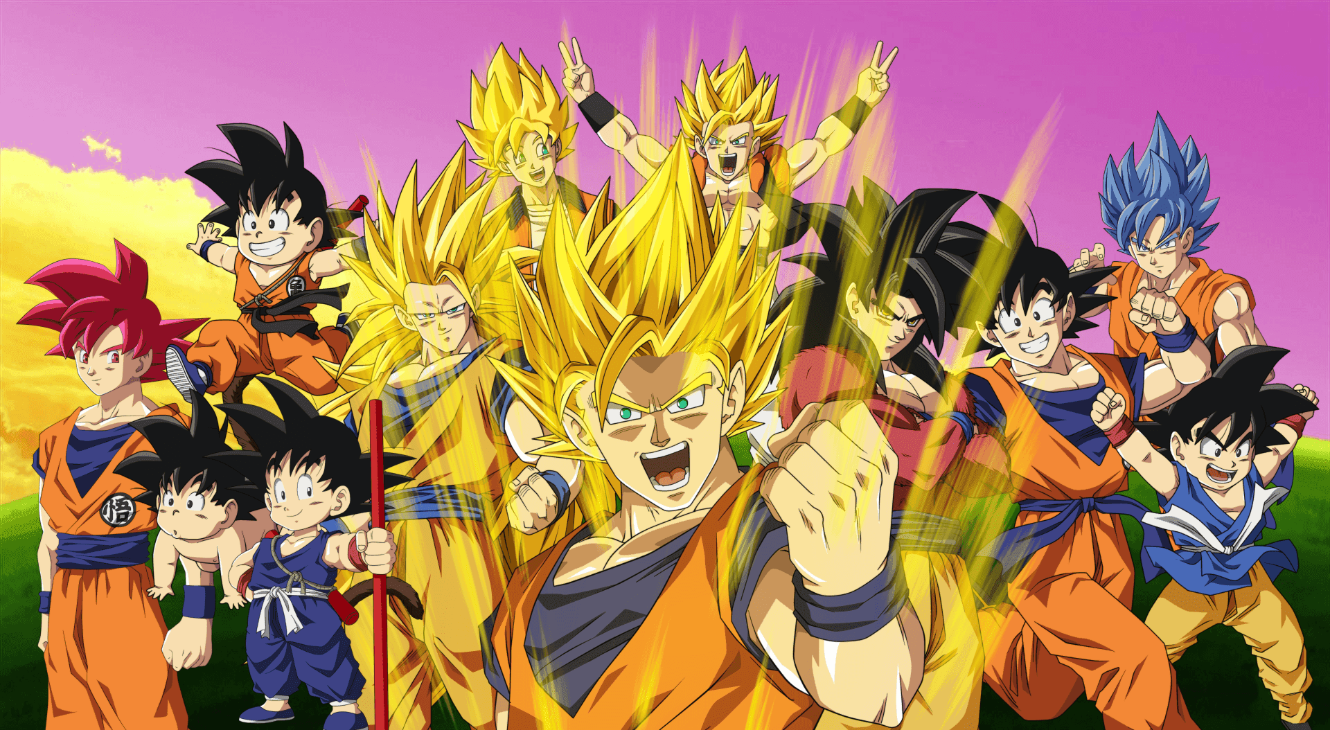 Picha ya mandharinyuma ya Dragon Ball Super 1920 x 1054 Picha ya Ukuta