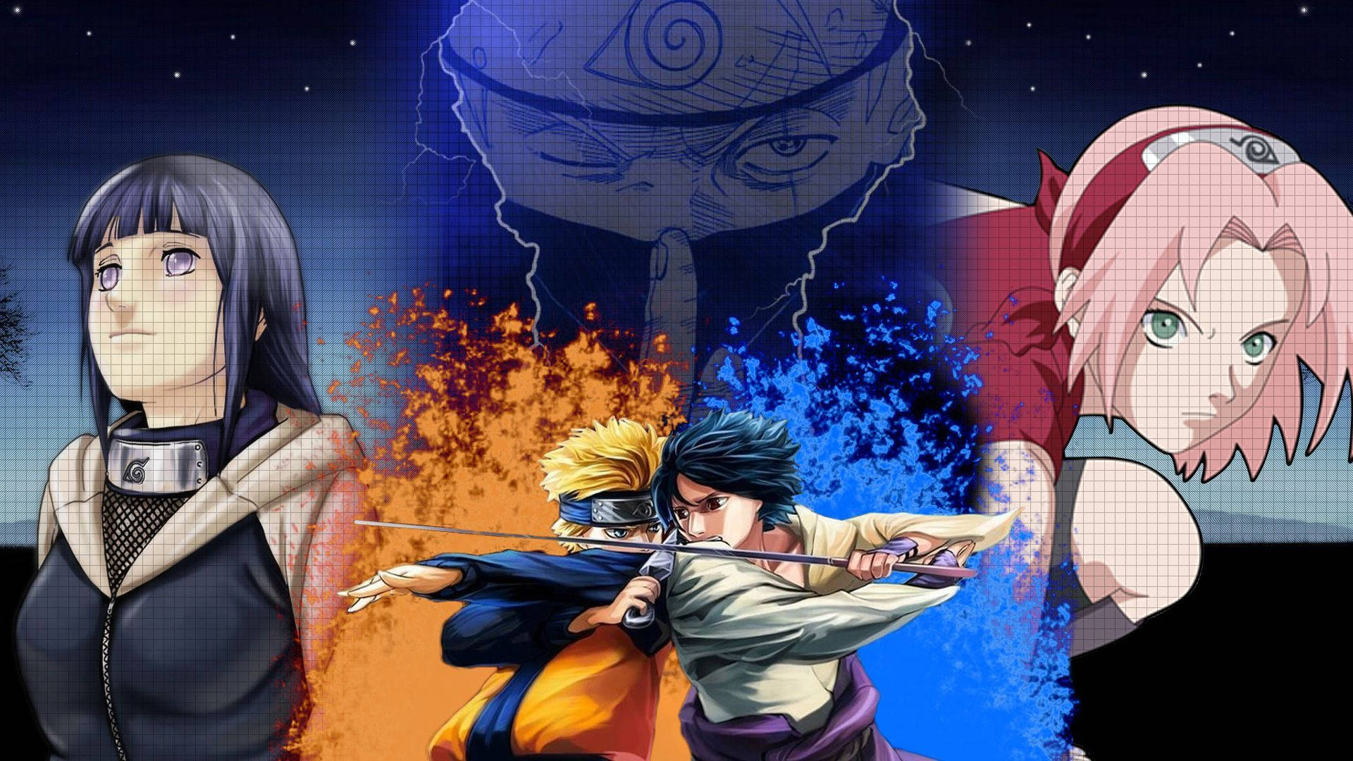 Picha ya Mashabiki ya Naruto na Hinata Picha ya Ukuta