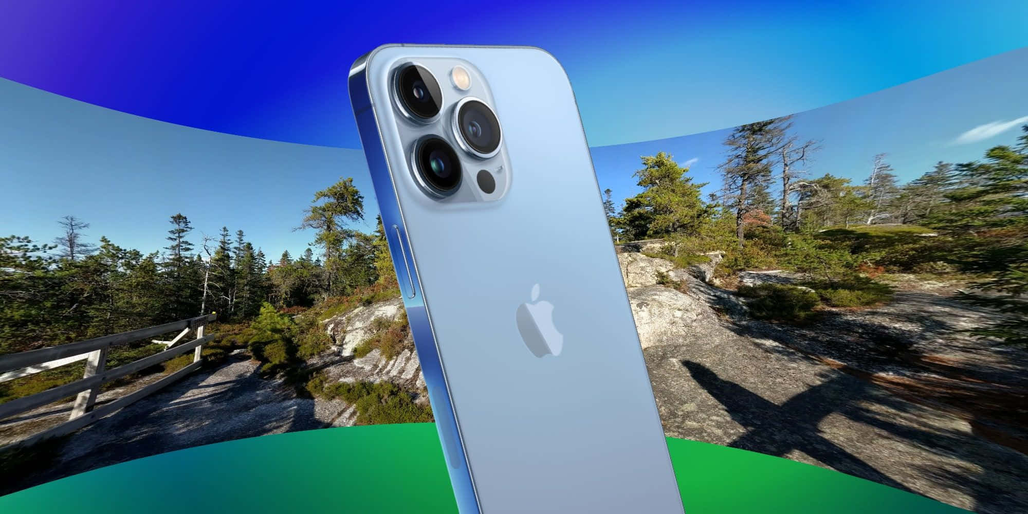 Picha ya Mazingira ya iPhone 11 Pro 360 Picha ya Ukuta