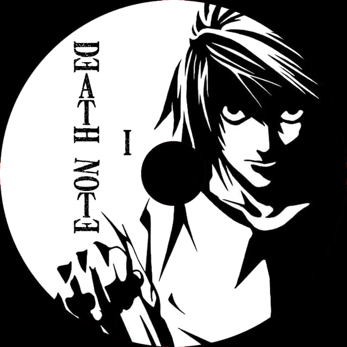 Picha ya Mhusika wa Anime Death Note Picha ya Ukuta