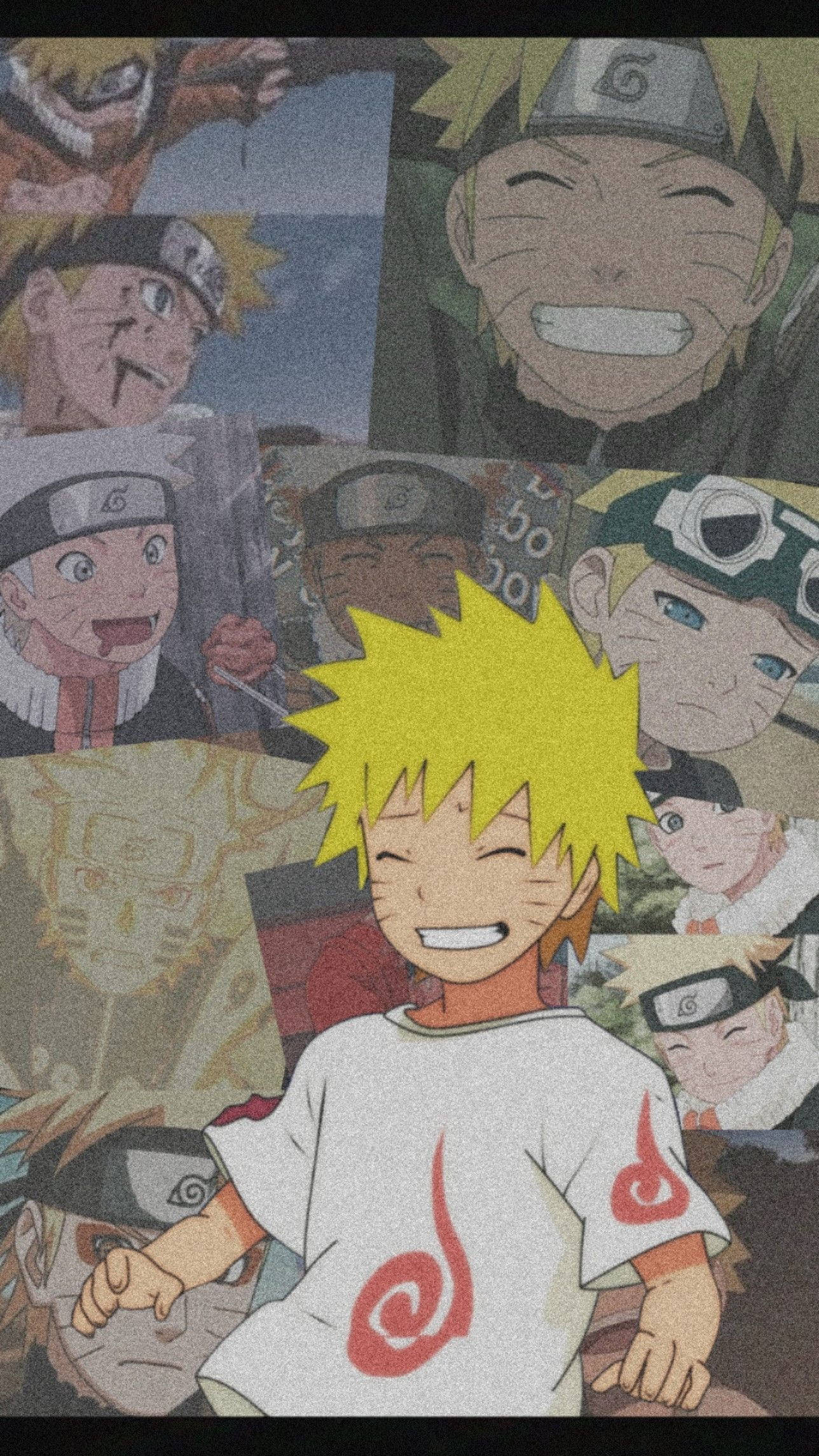 Picha ya Naruto Uzumaki yenye Rangi Nyororo kwa Simu 4K Picha ya Ukuta