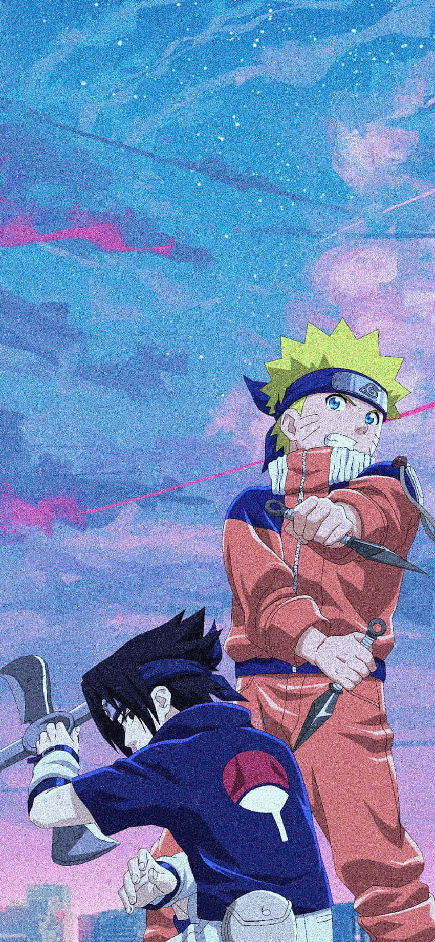 Picha ya Naruto na Sasuke kwa Simu Picha ya Ukuta