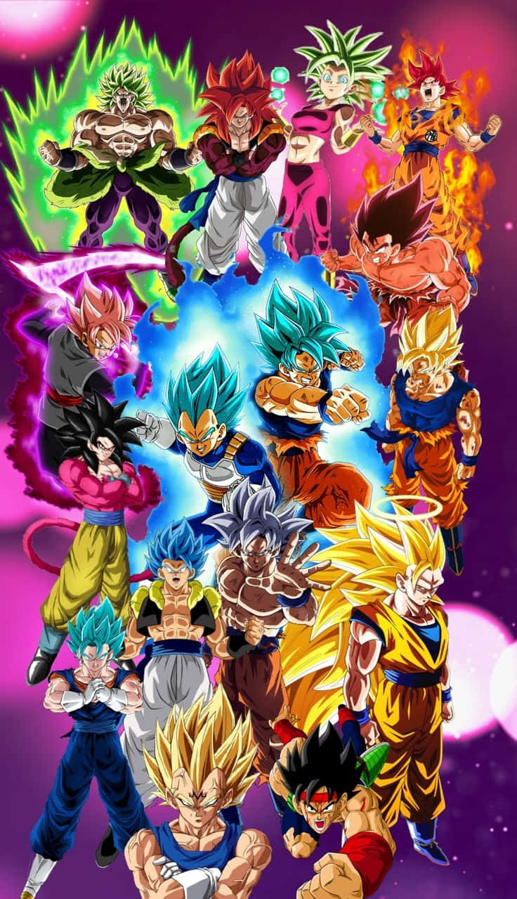 Picha ya Nguvu za Dragon Ball Z Picha ya Ukuta