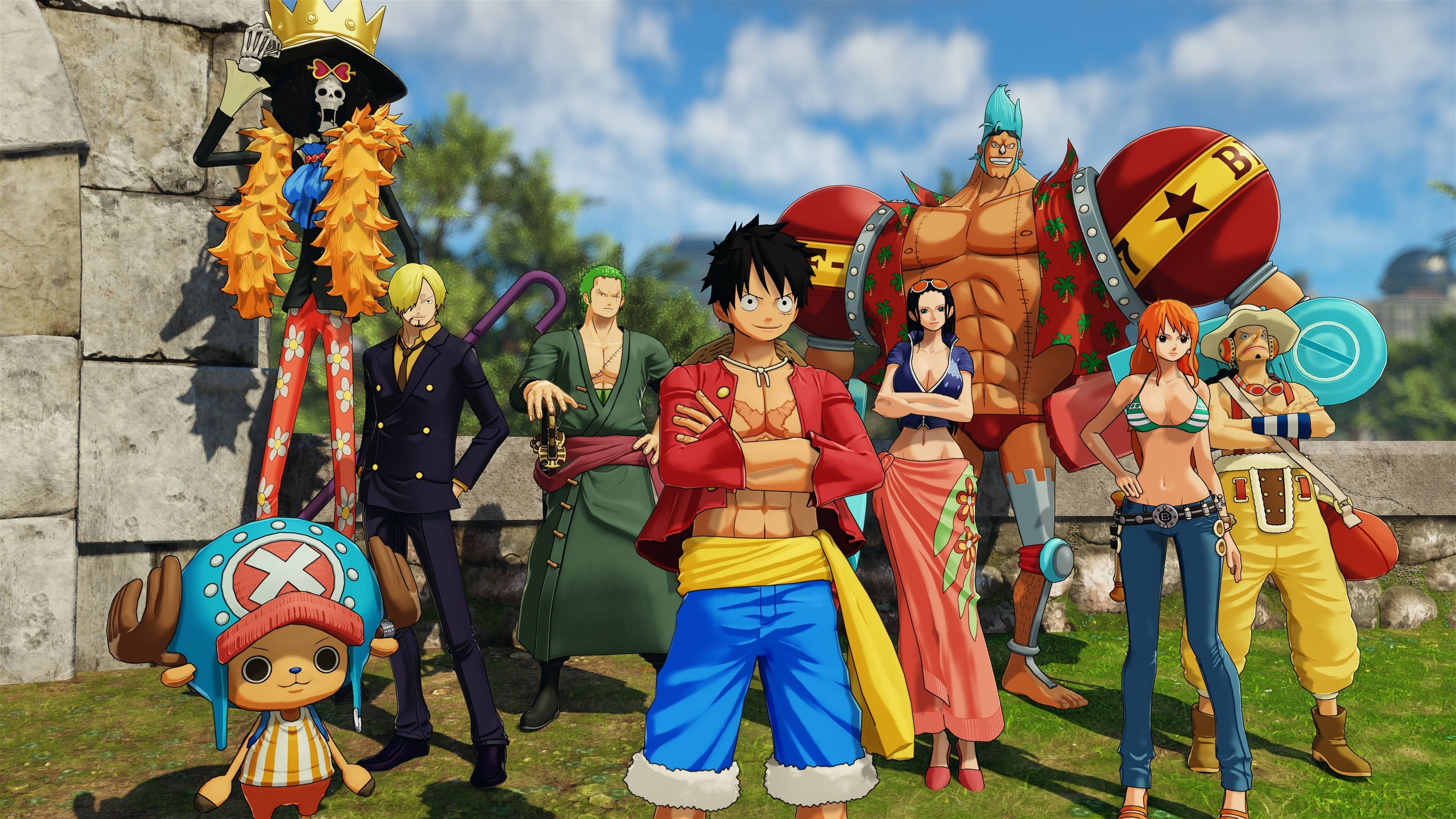 Picha ya One Piece 4K ya Katuni Picha ya Ukuta