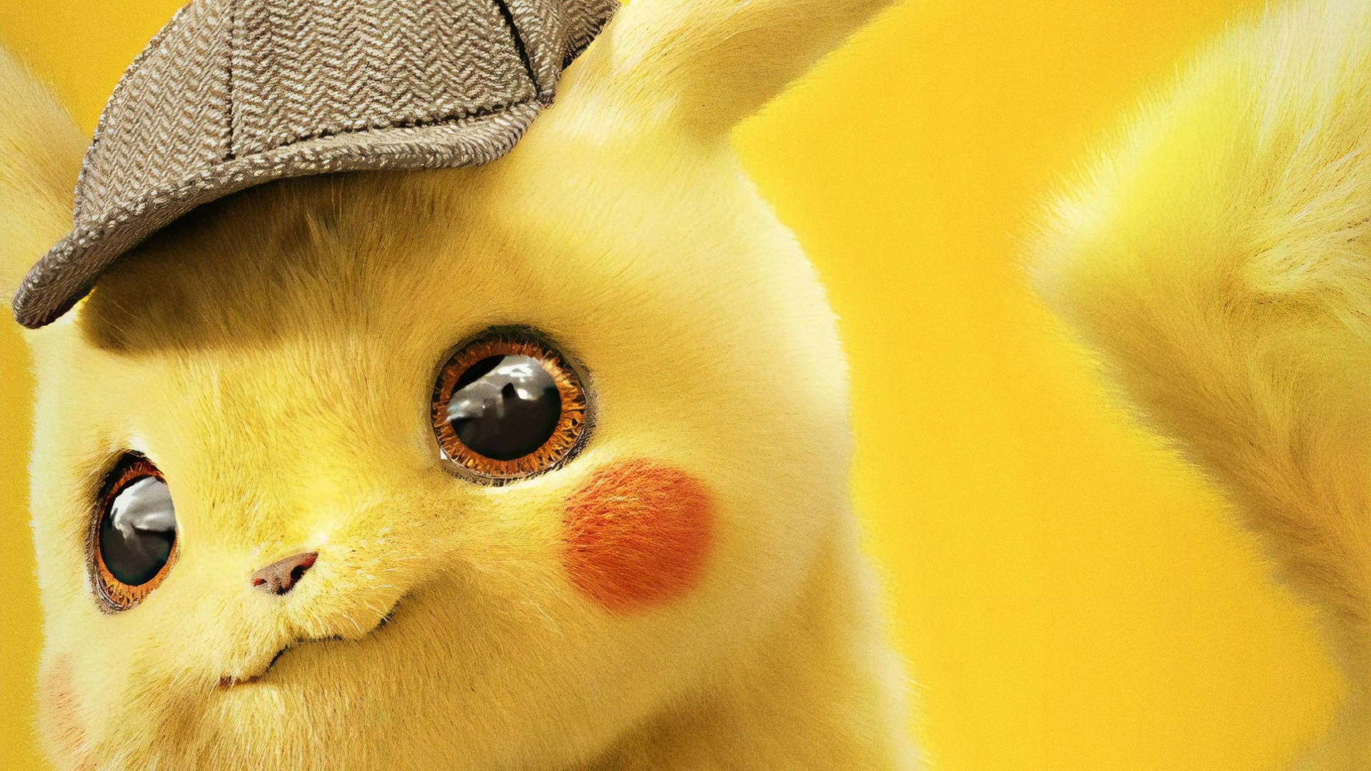 Picha ya Pikachu Upande wa Karibu Picha ya Ukuta