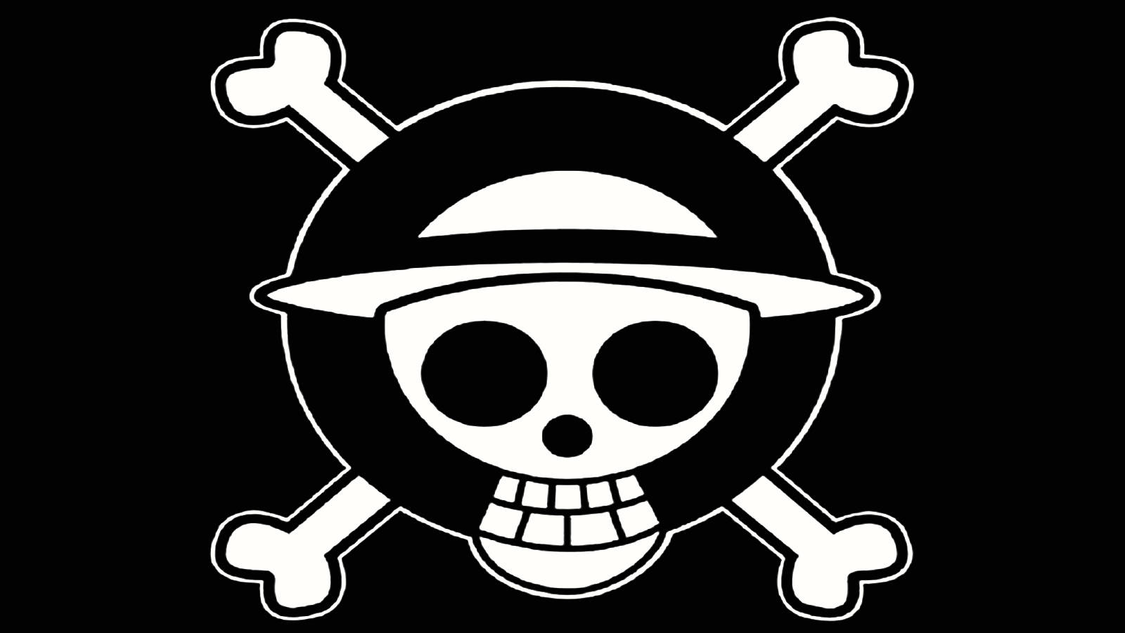 Picha ya Profaili ya One Piece Fuvu la Nembo Picha ya Ukuta