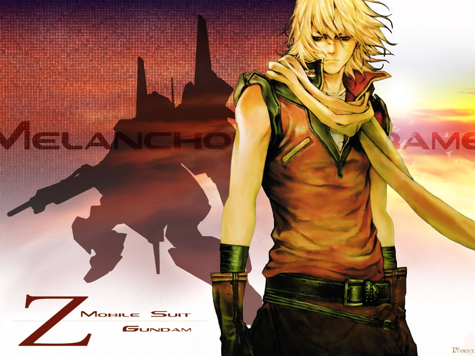 Picha ya Quattro Bajeena Mobile Suit Gundam Picha ya Ukuta