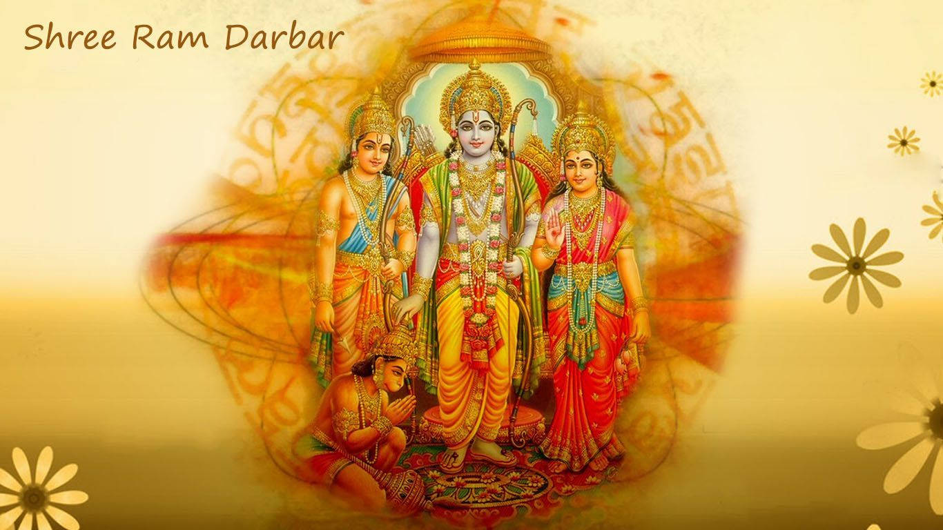 Picha ya Ram Darbar Picha ya Ukuta