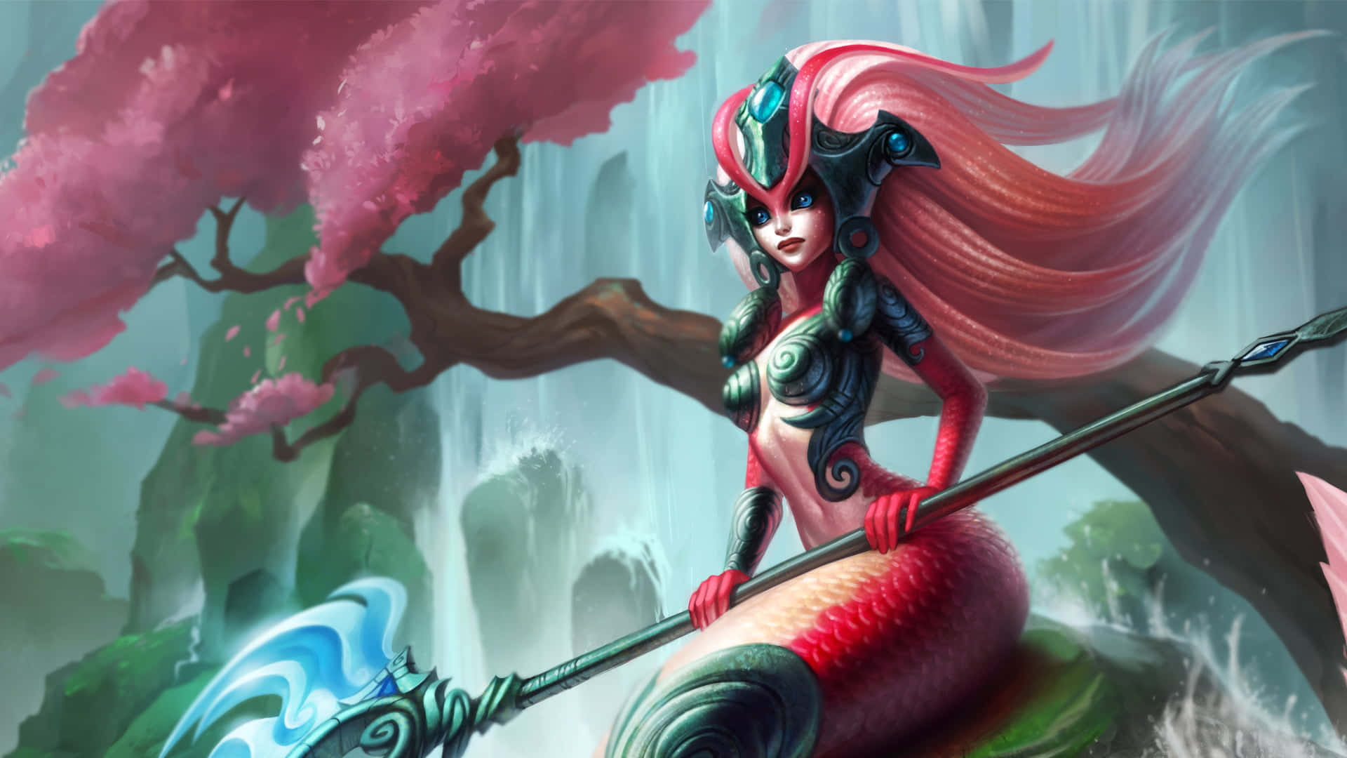 Picha ya Rangi ya Mermaid League Of Legends Picha ya Ukuta
