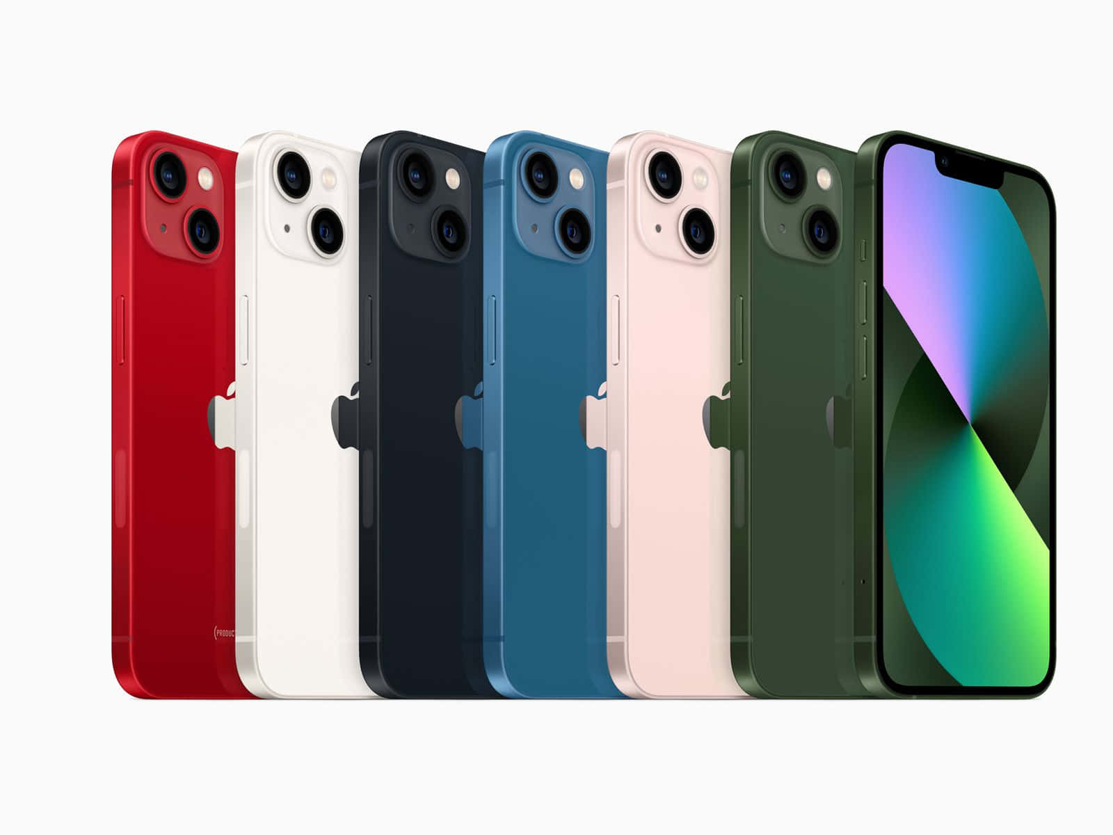 Picha ya Rangi za iPhone Picha ya Ukuta