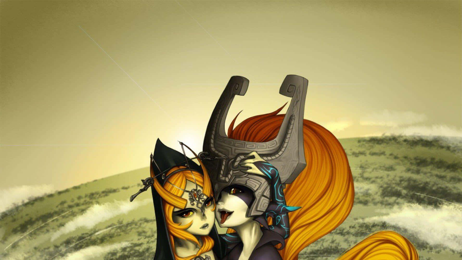 Picha ya Shabiki ya Midna kutoka Legend of Zelda Twilight Princess Picha ya Ukuta