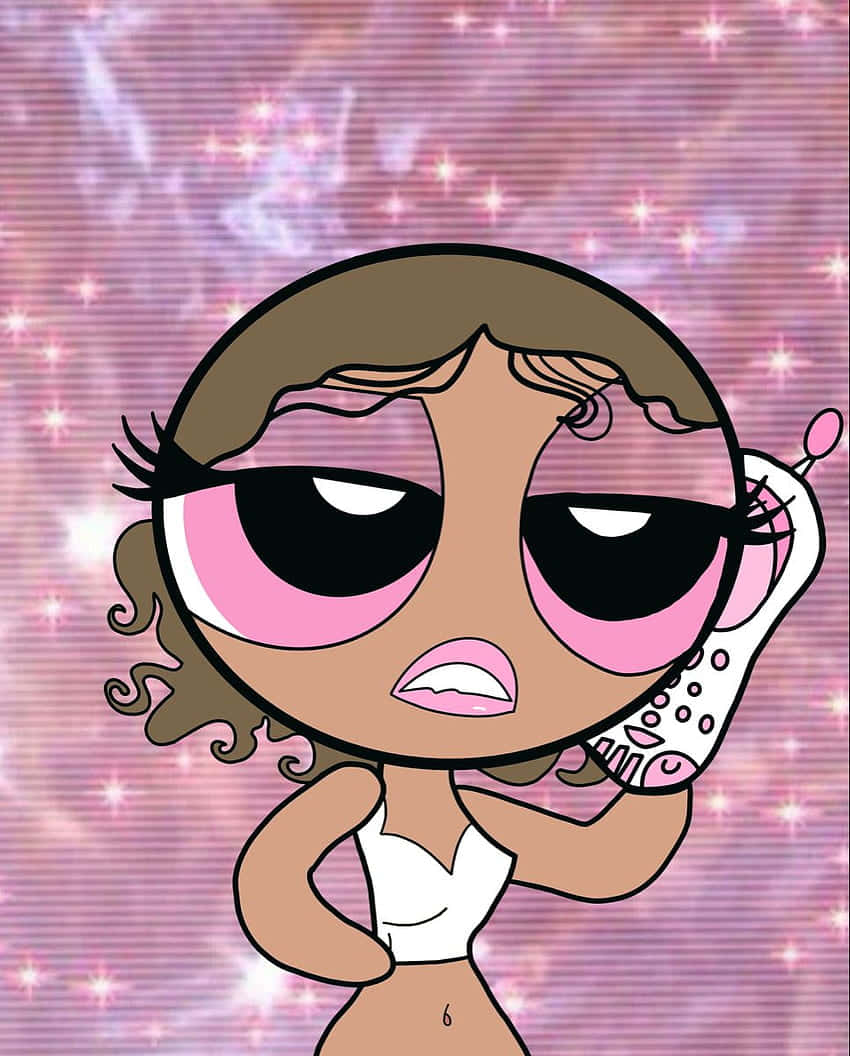 Picha ya Simu ya Katuni ya Powerpuff Picha ya Ukuta