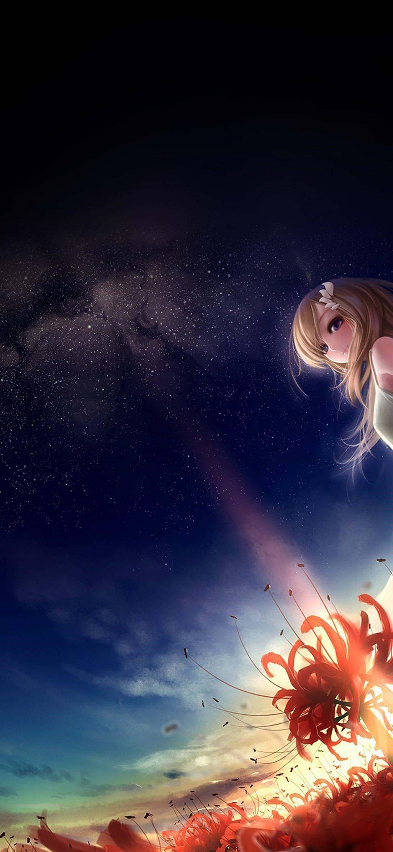 Picha ya Sword Art Online inayopatikana kwa iPhone Picha ya Ukuta