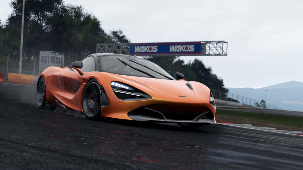 Picha ya Usuli ya Mclaren ya Brown 720p ya Project Cars Picha ya Ukuta
