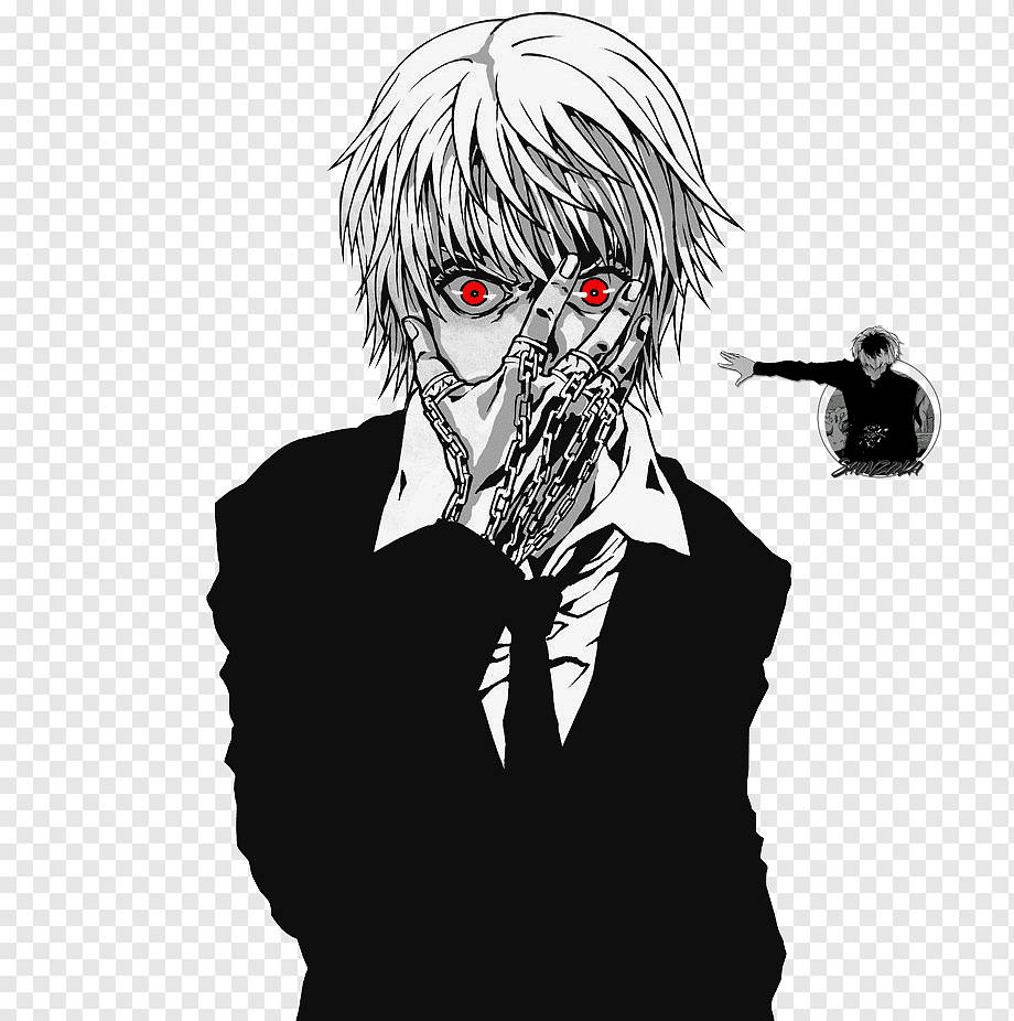 Picha ya Wasifu ya Kaneki Akiwa Suti Manga Picha ya Ukuta