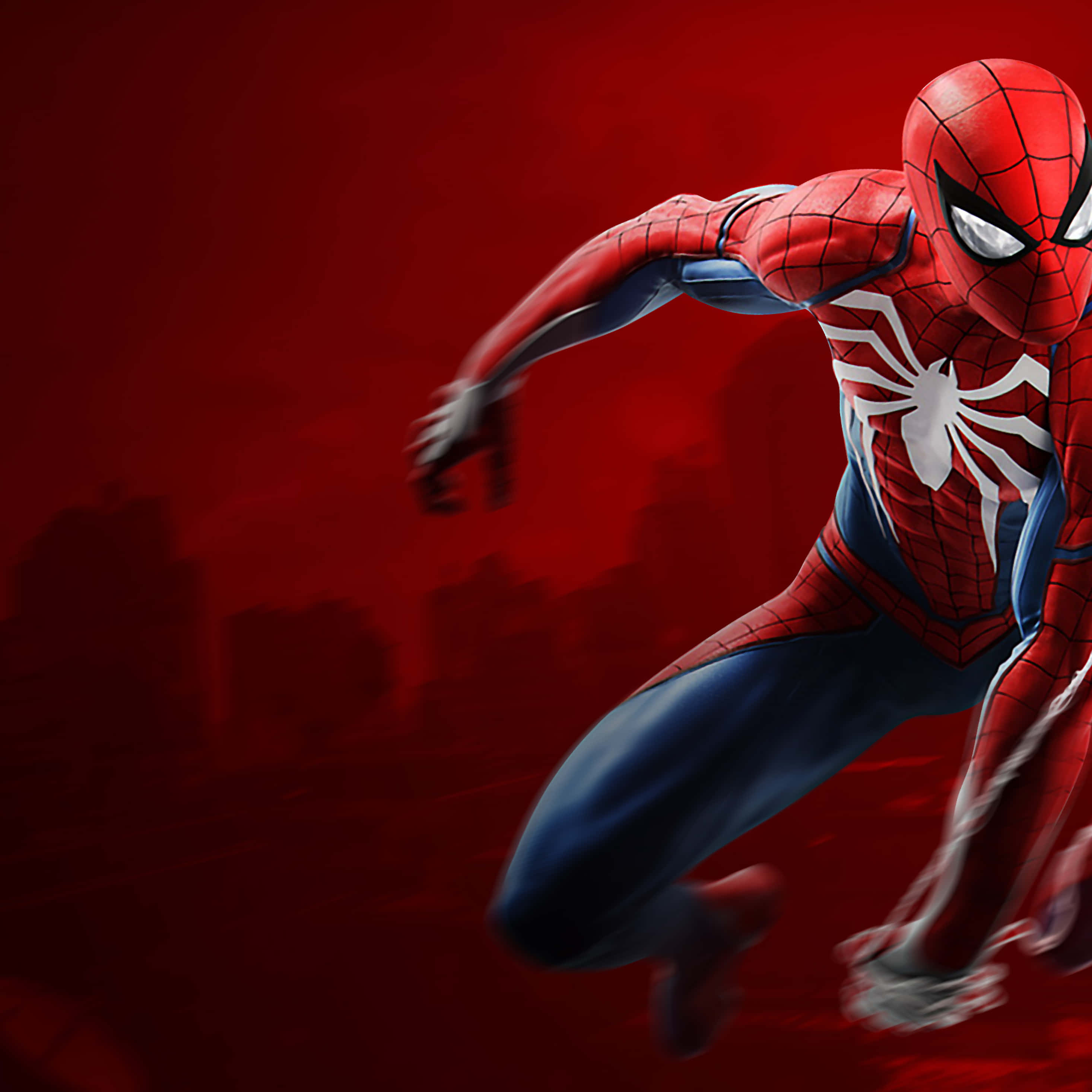 Picha ya Wasifu ya Spider-Man Animated kwa Ps4 Picha ya Ukuta