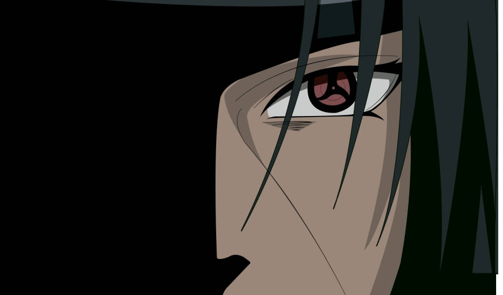 Picha ya Wasifu ya Anime ya Itachi Mwenye Sharingan Picha ya Ukuta