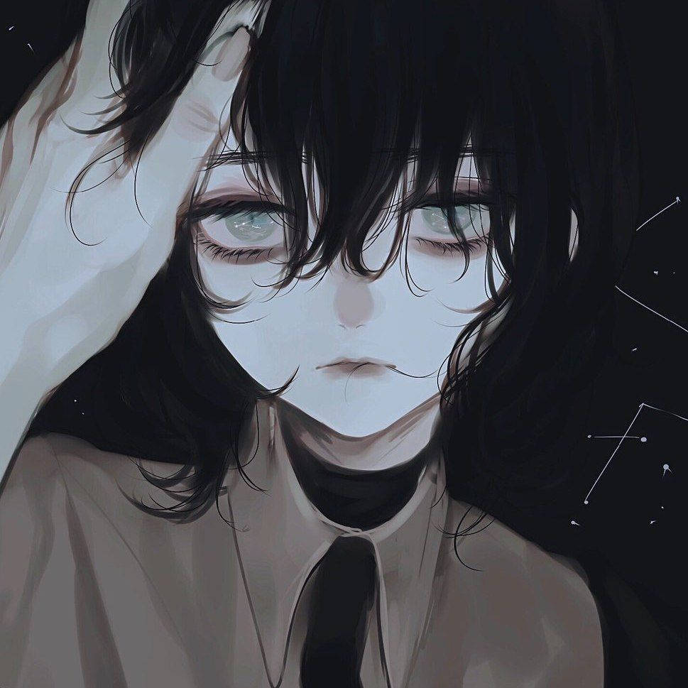 Picha ya Wasifu ya Anime ya Msichana Mpweke Mkali Picha ya Ukuta
