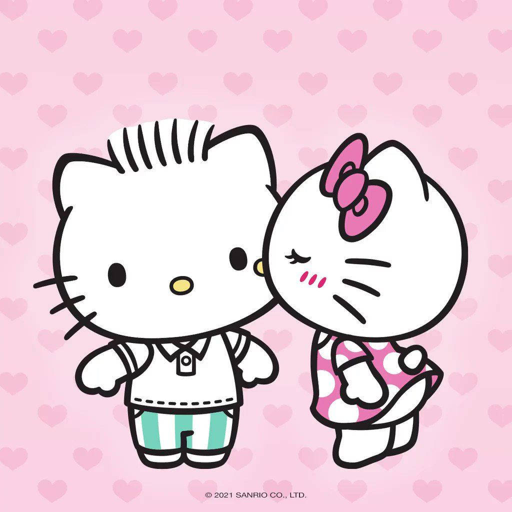 Picha ya Wasifu ya Dear Daniel na Hello Kitty Picha ya Ukuta