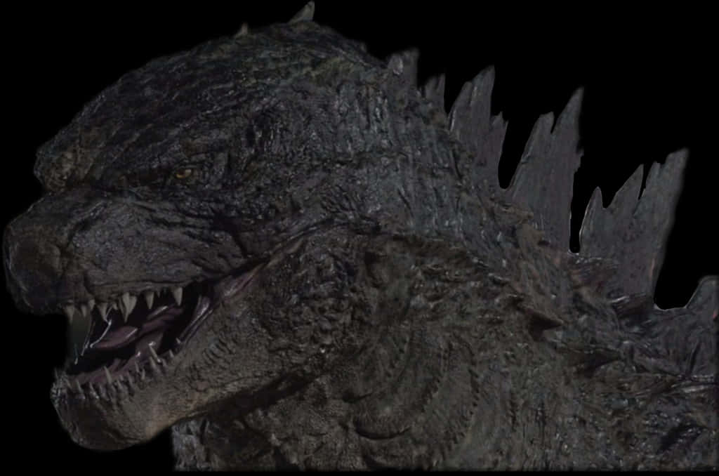 Picha ya Wasifu ya Godzilla Kichwa Picha ya Ukuta