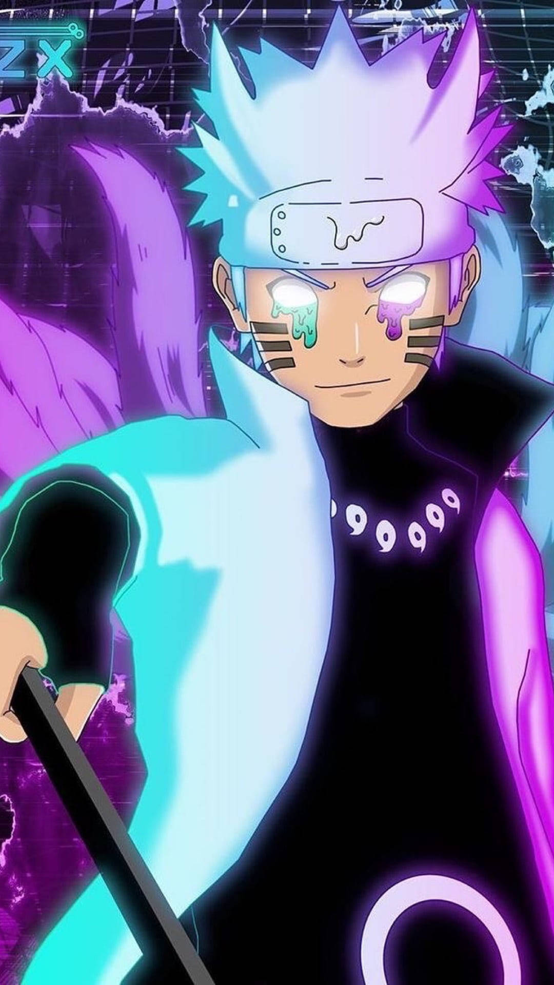 Picha ya Wasifu ya Mvulana Mzuri wa Anime Naruto Uzumaki Picha ya Ukuta