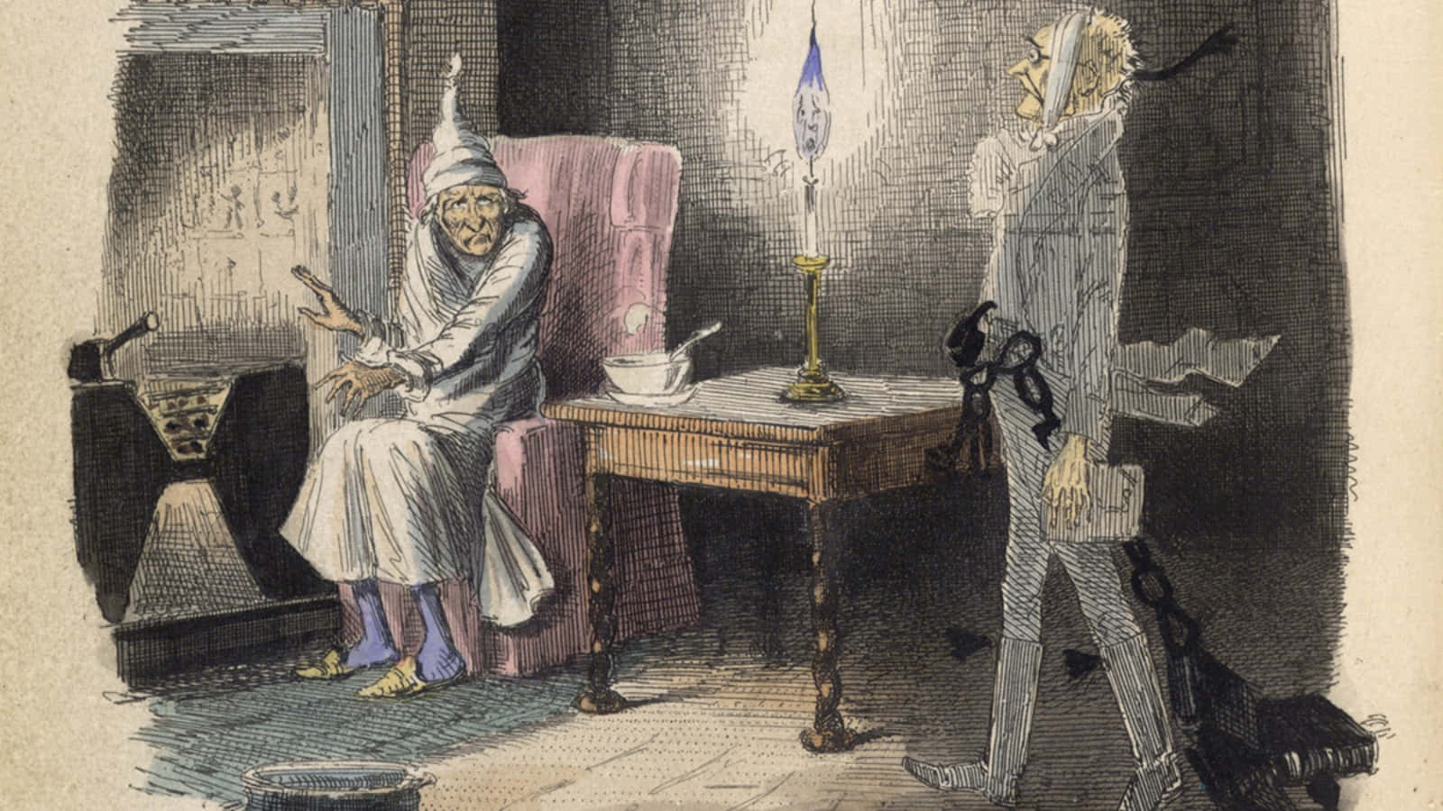 Picha za A Christmas Carol Picha ya Ukuta