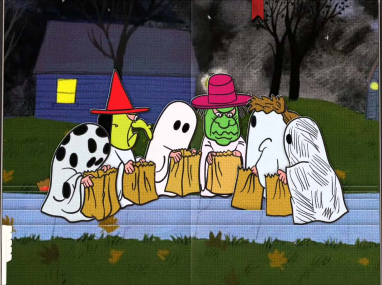 Picha za Charlie Brown za Halloween Picha ya Ukuta