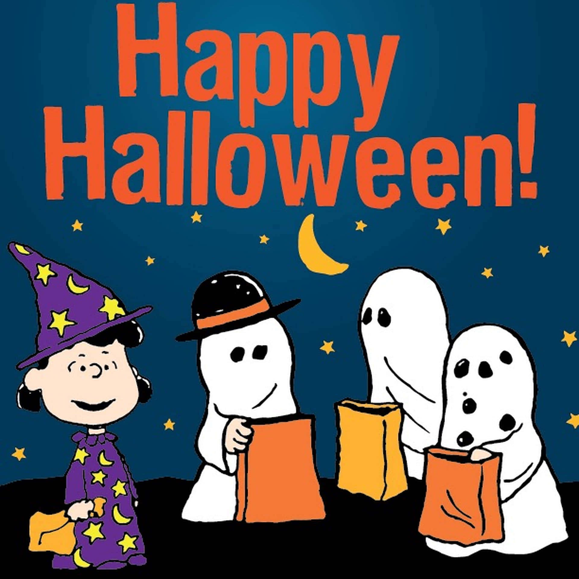 Picha za Charlie Brown za Halloween Picha ya Ukuta