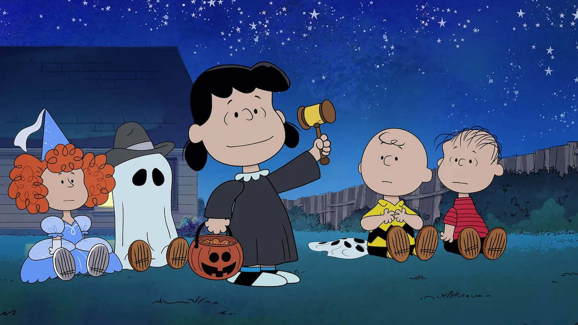 Picha za Charlie Brown za Halloween Picha ya Ukuta