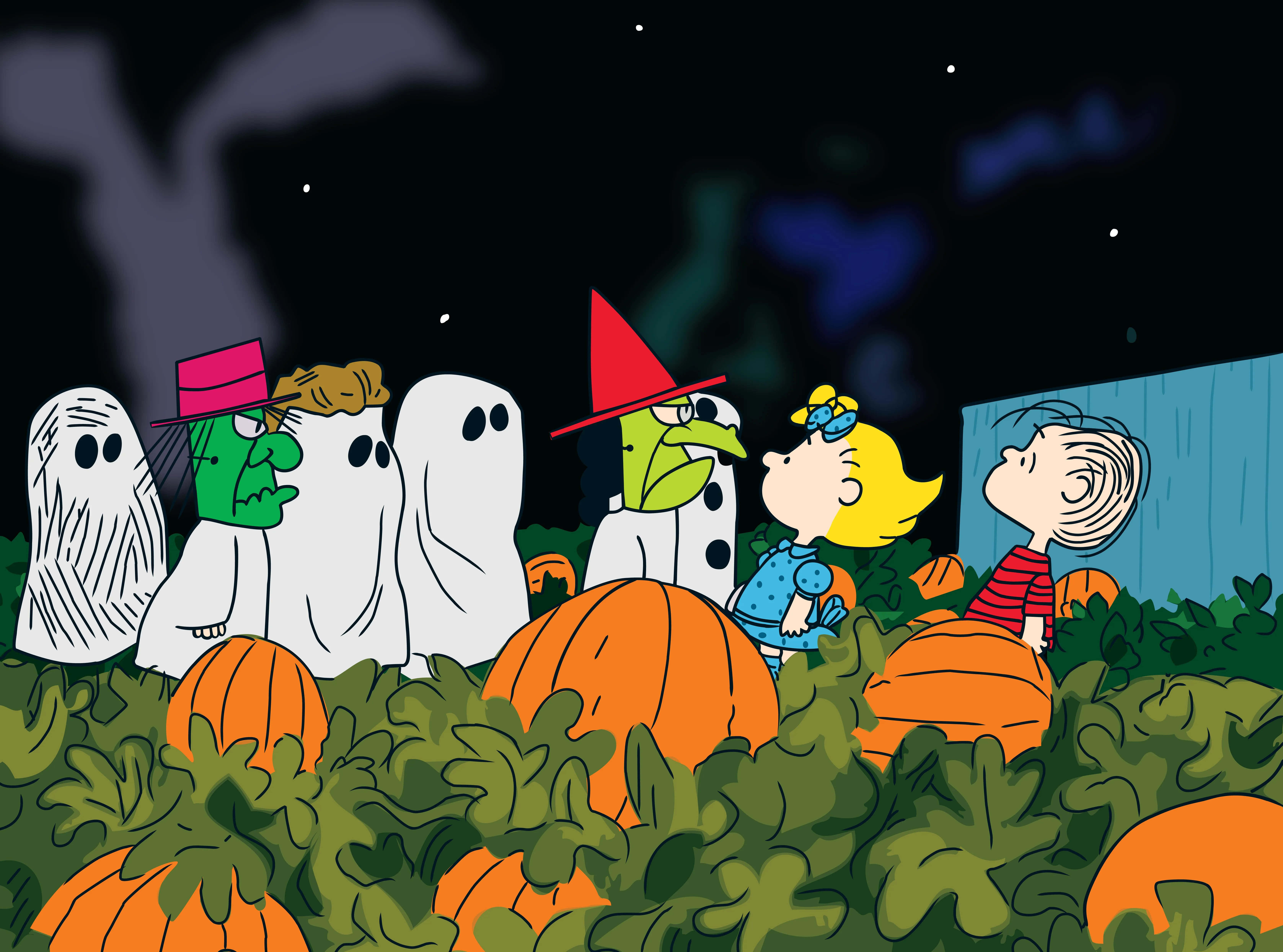 Picha za Charlie Brown za Halloween Picha ya Ukuta