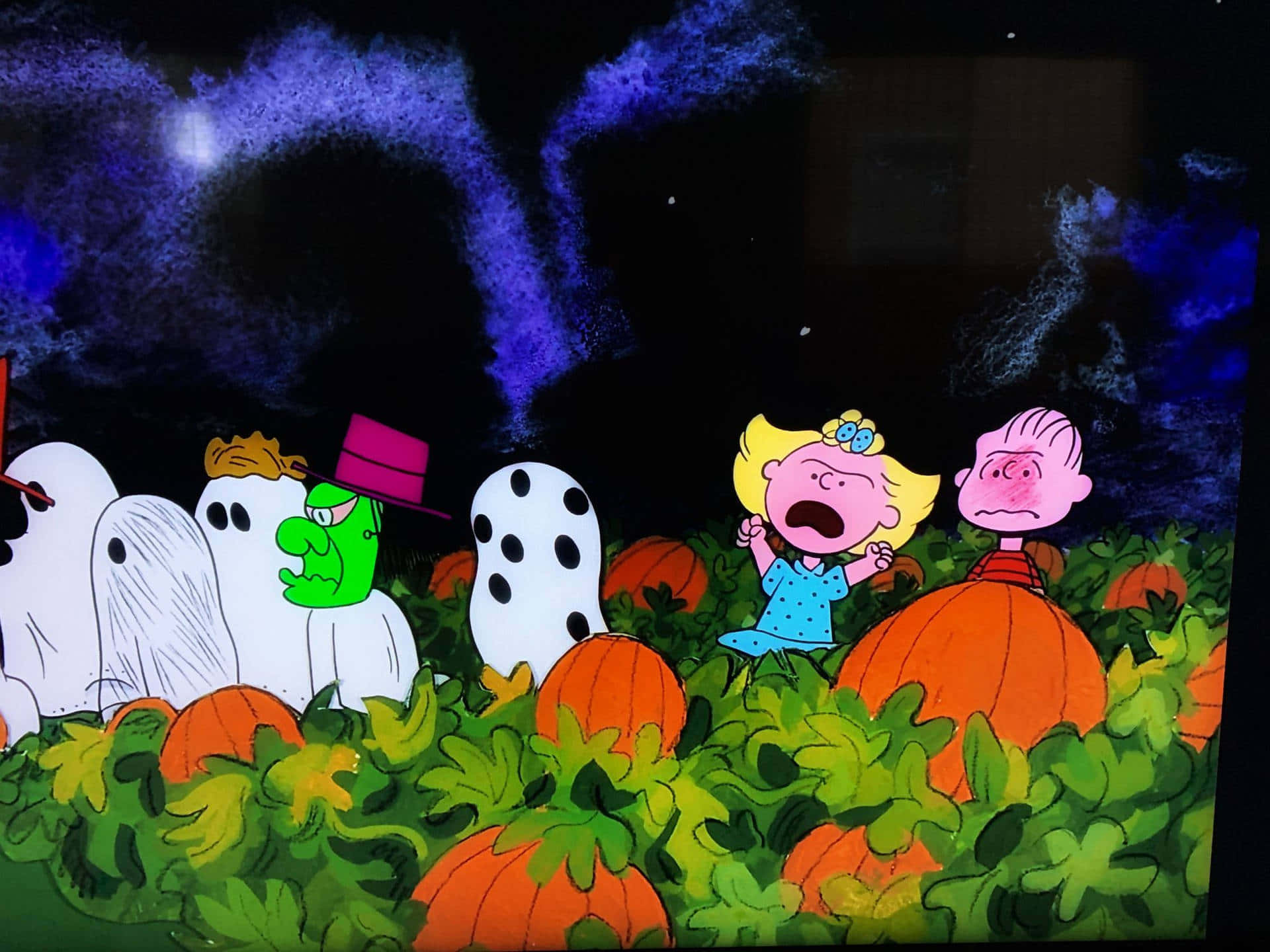 Picha za Charlie Brown za Halloween Picha ya Ukuta