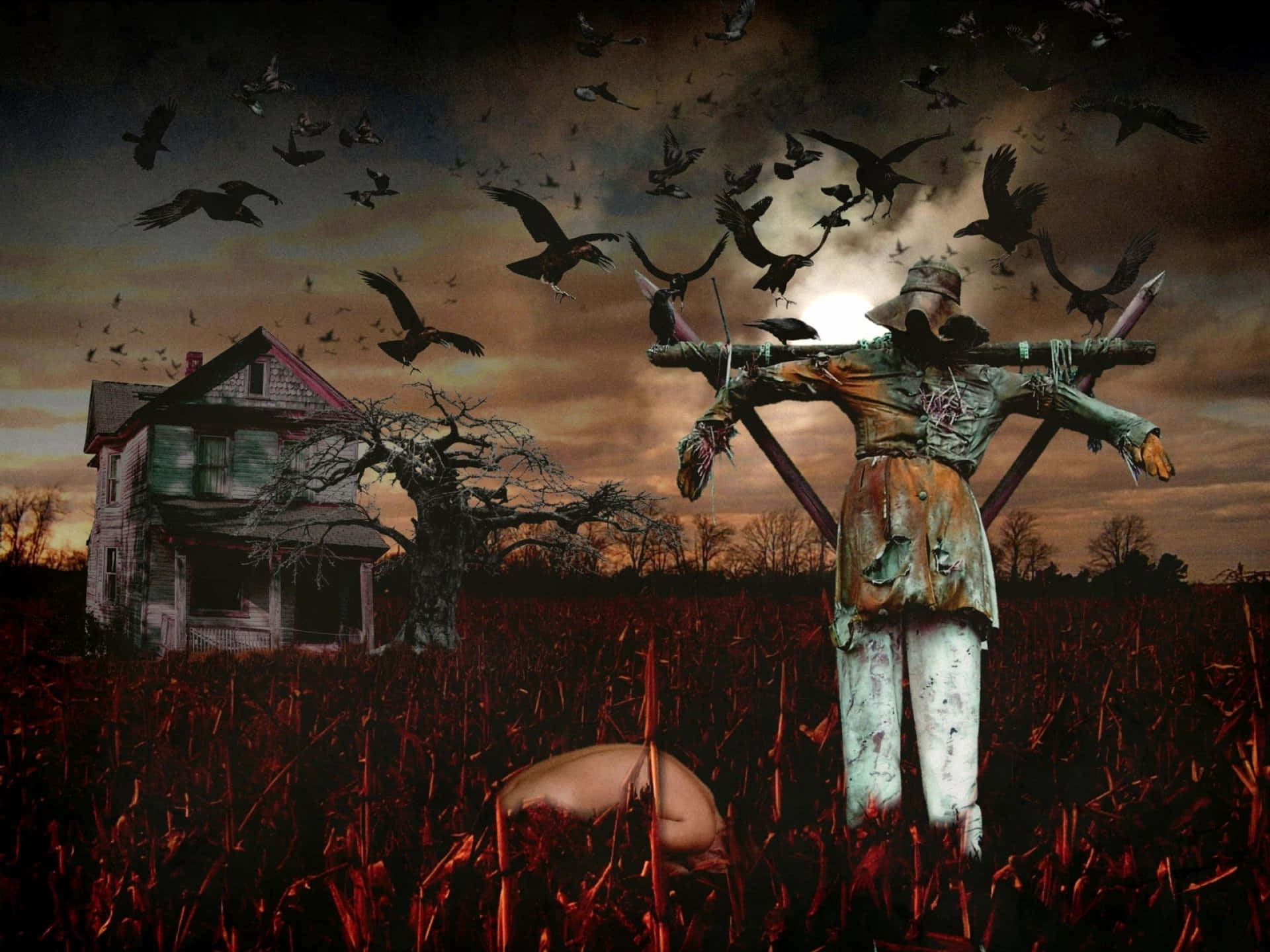 Picha za Halloween za kutisha Picha ya Ukuta