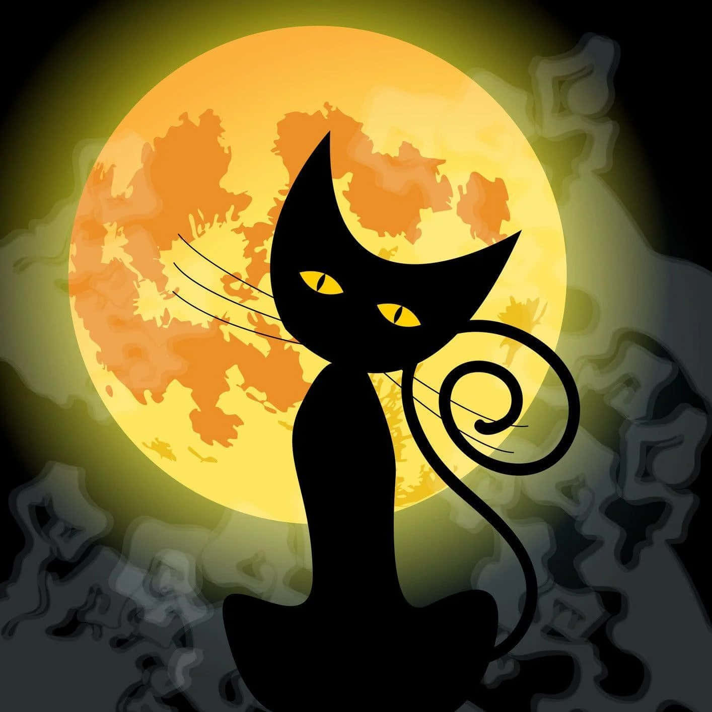 Picha za Halloween zinazotisha Picha ya Ukuta