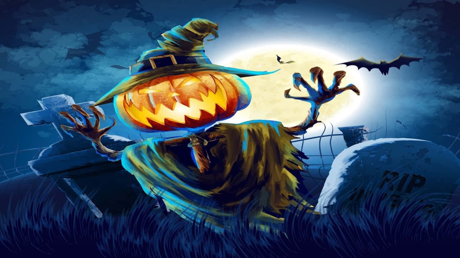 Picha za kutisha za Halloween Picha ya Ukuta