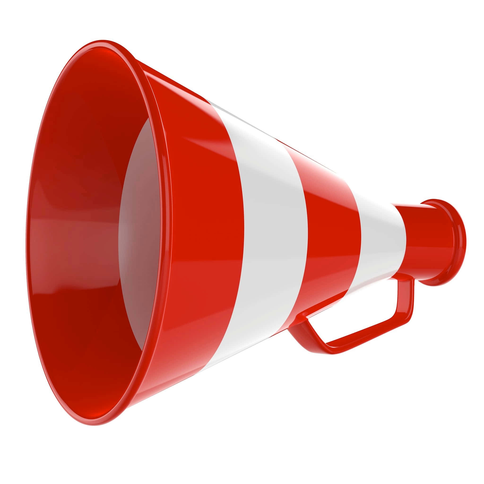 Picha za Megaphone Mstari Mwekundu Picha ya Ukuta