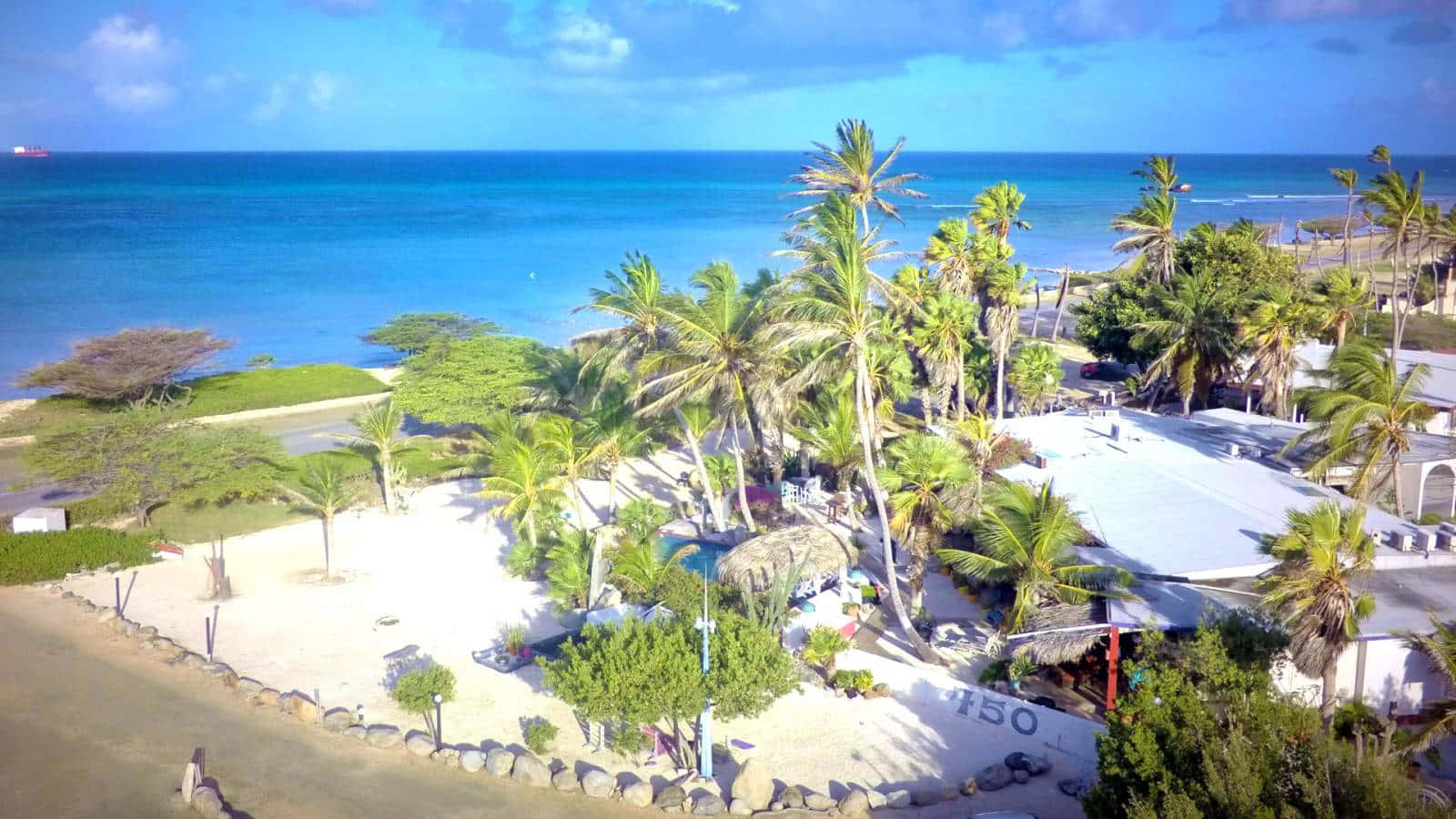 Picha za Nyumba ya Pwani ya Aruba Picha ya Ukuta