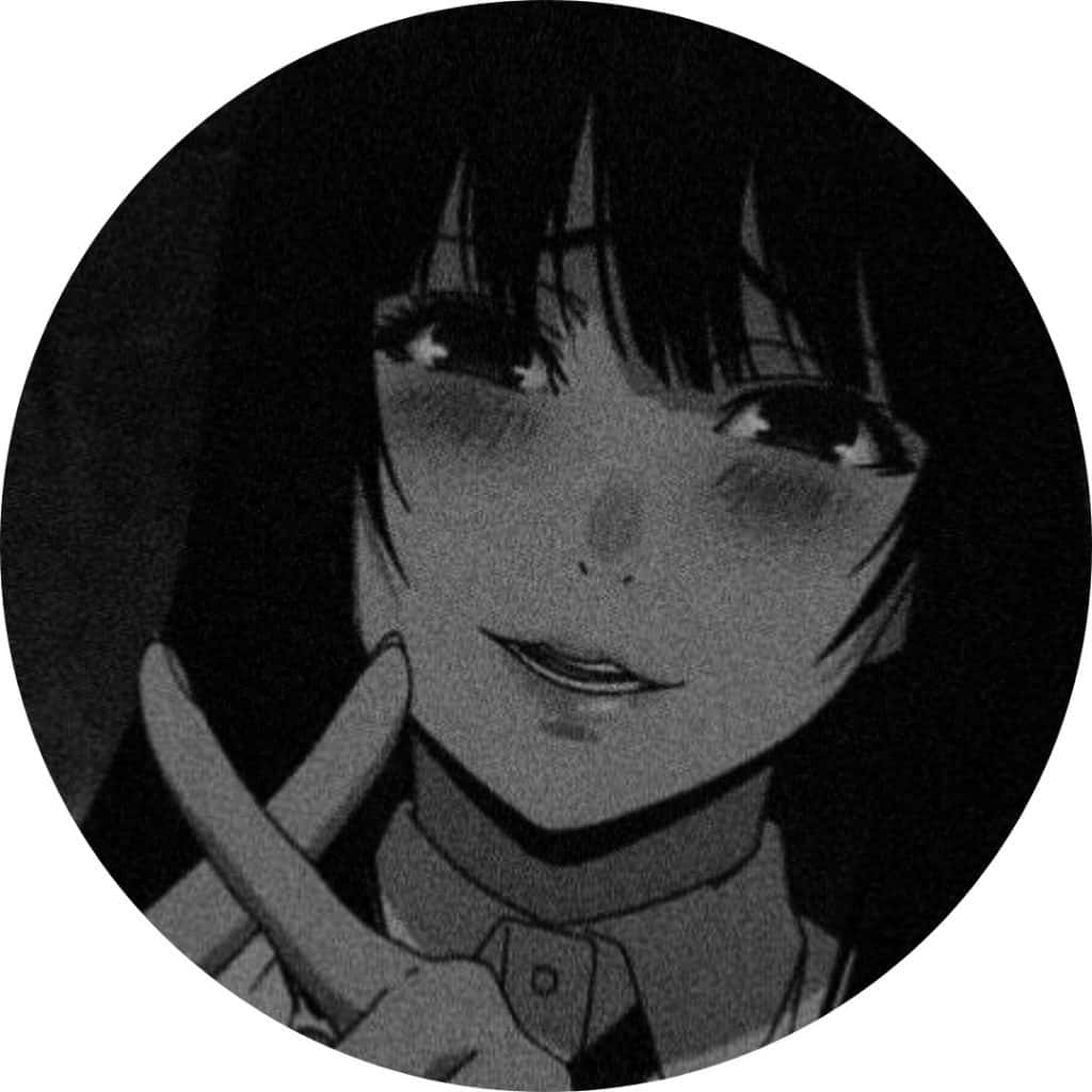 Picha za Wasichana wa Anime Nyeusi na Nyeupe Picha ya Ukuta