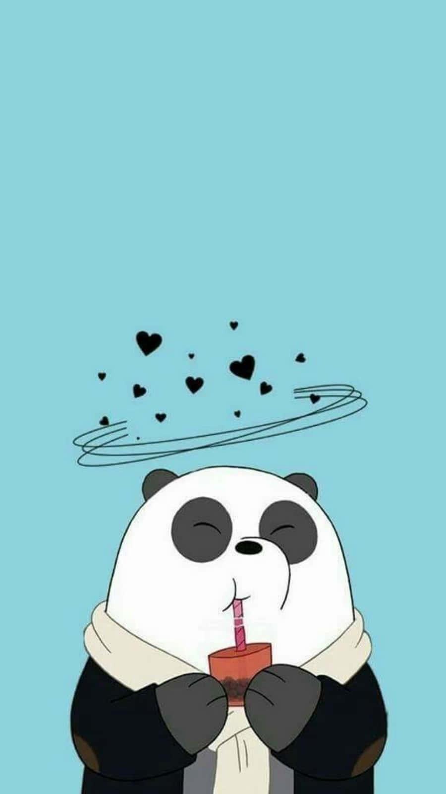 Picha za Wasifu za Panda Mrembo kutoka We Bare Bears Picha ya Ukuta