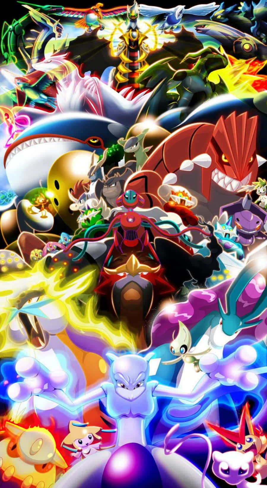 Picha Zote za Pokemon Hadithi kwa Simu Picha ya Ukuta