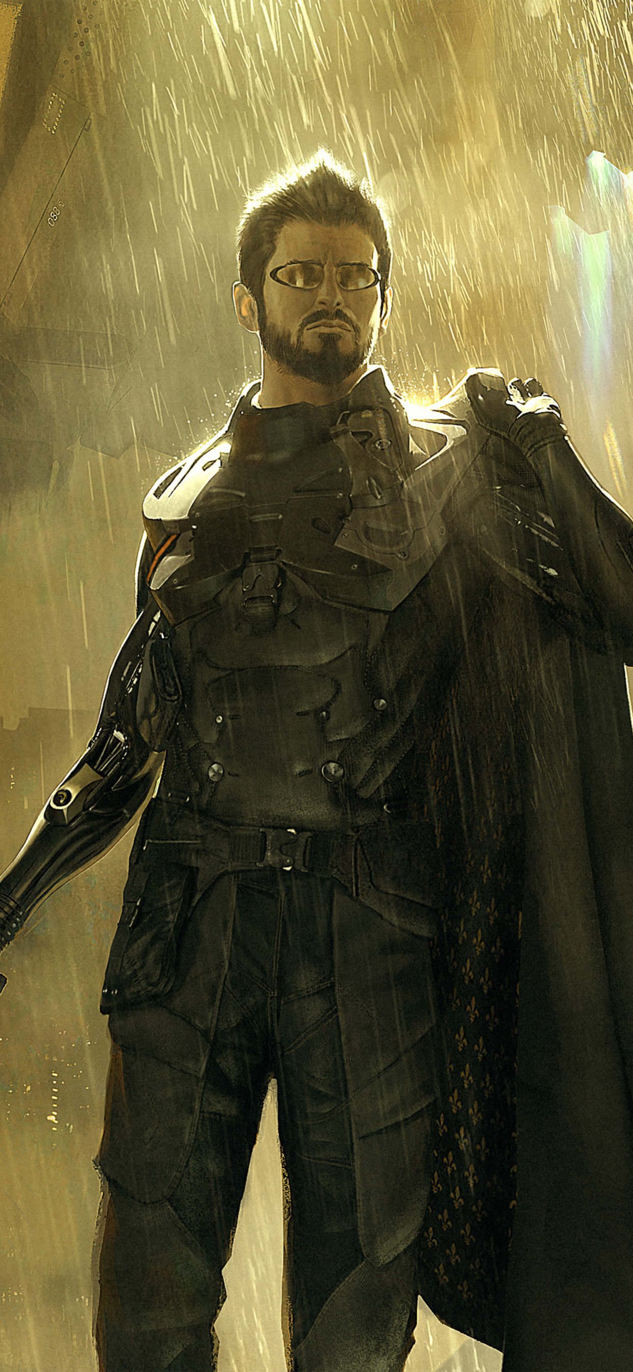 Piga Mkakati Wako na Android Deus Ex Mankind Divided Picha ya Ukuta