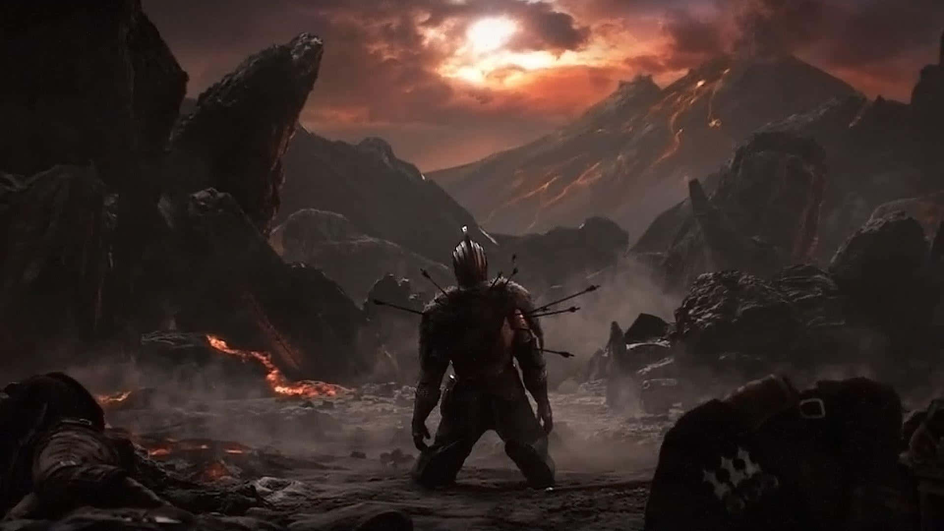 “Piga ujasiri giza la lisilojulikana na Dark Souls” Picha ya Ukuta