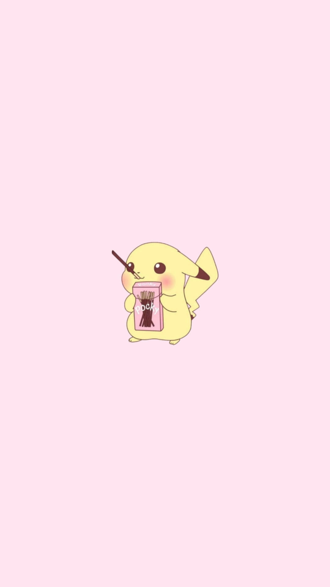 Pika Pocky Laini Aesthetic Picha ya Ukuta