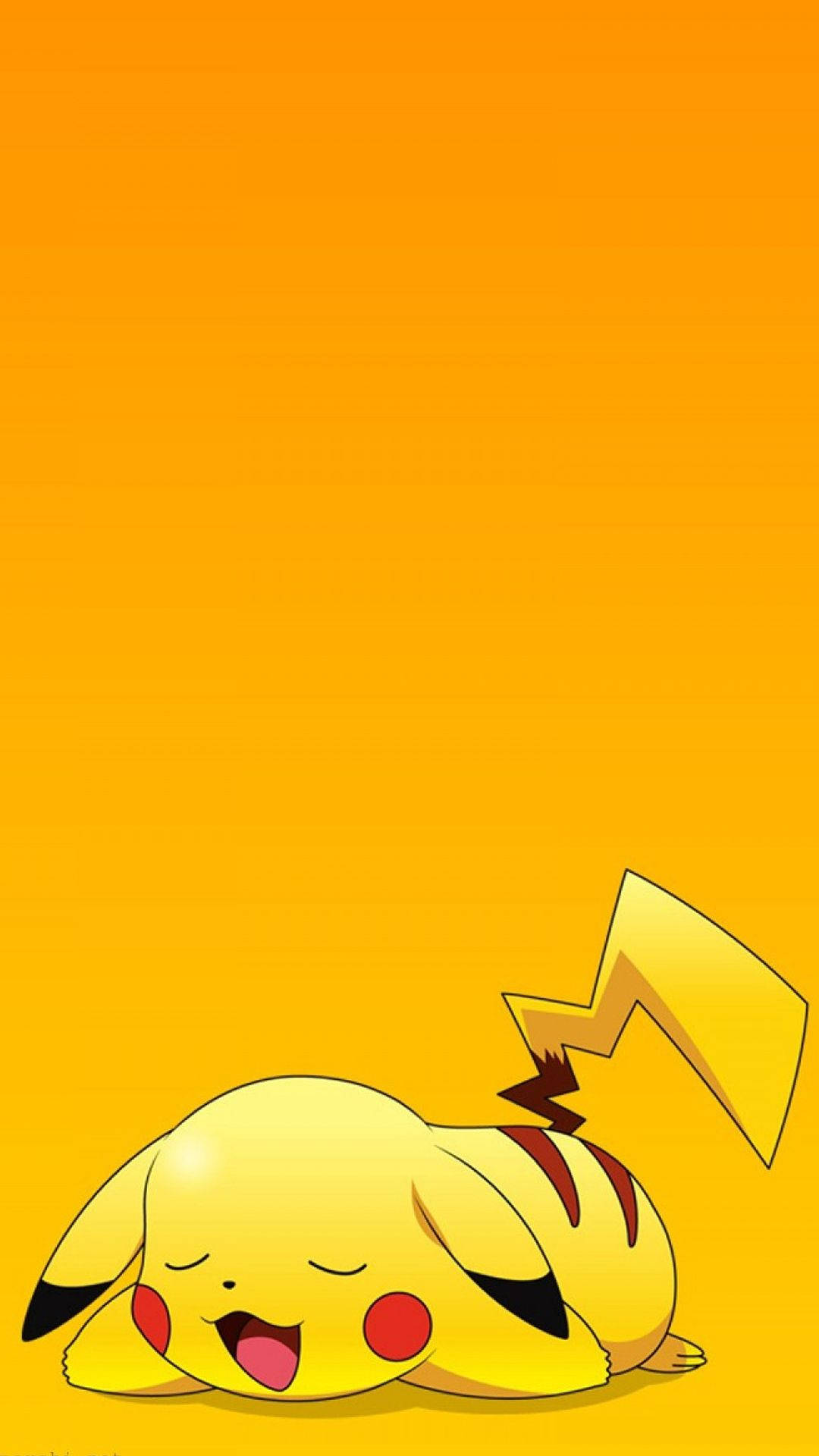 Pikachu Aliyechoka iPhone Picha ya Ukuta
