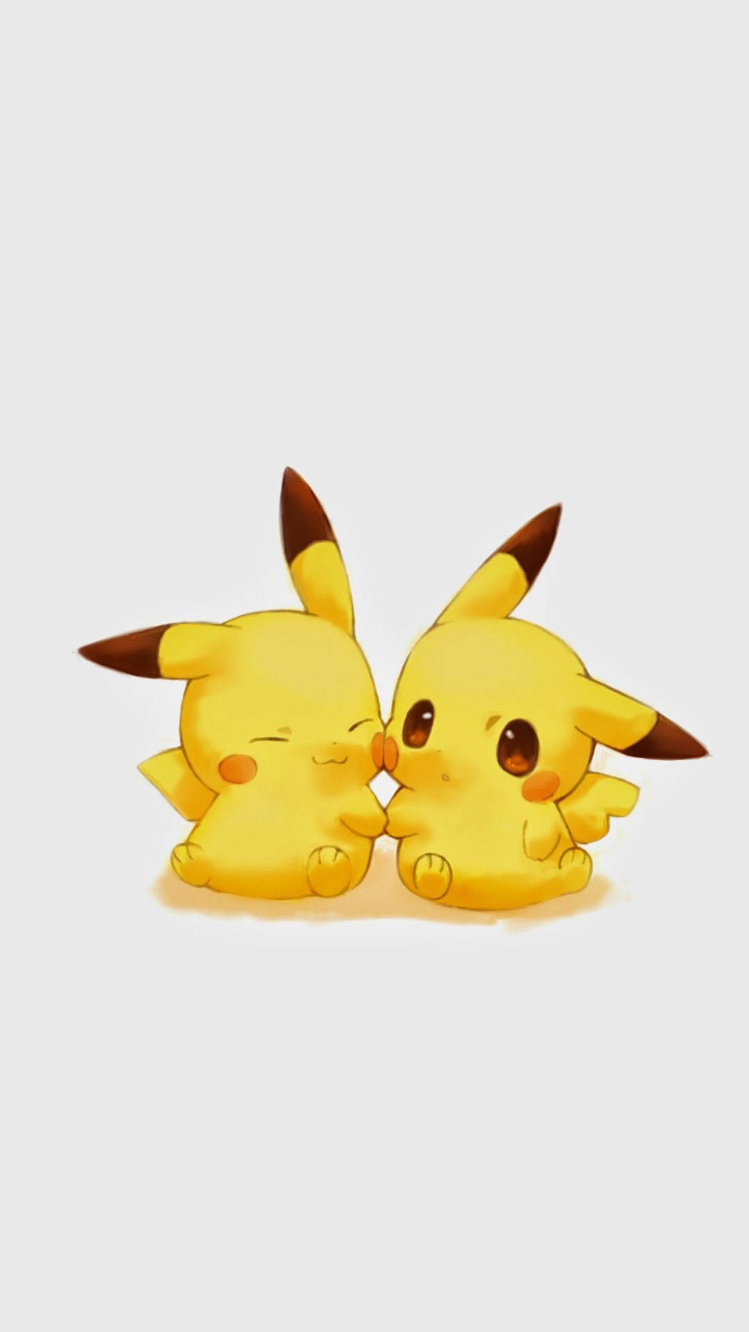 Pikachu Mdogo wa Chibi Picha ya Ukuta