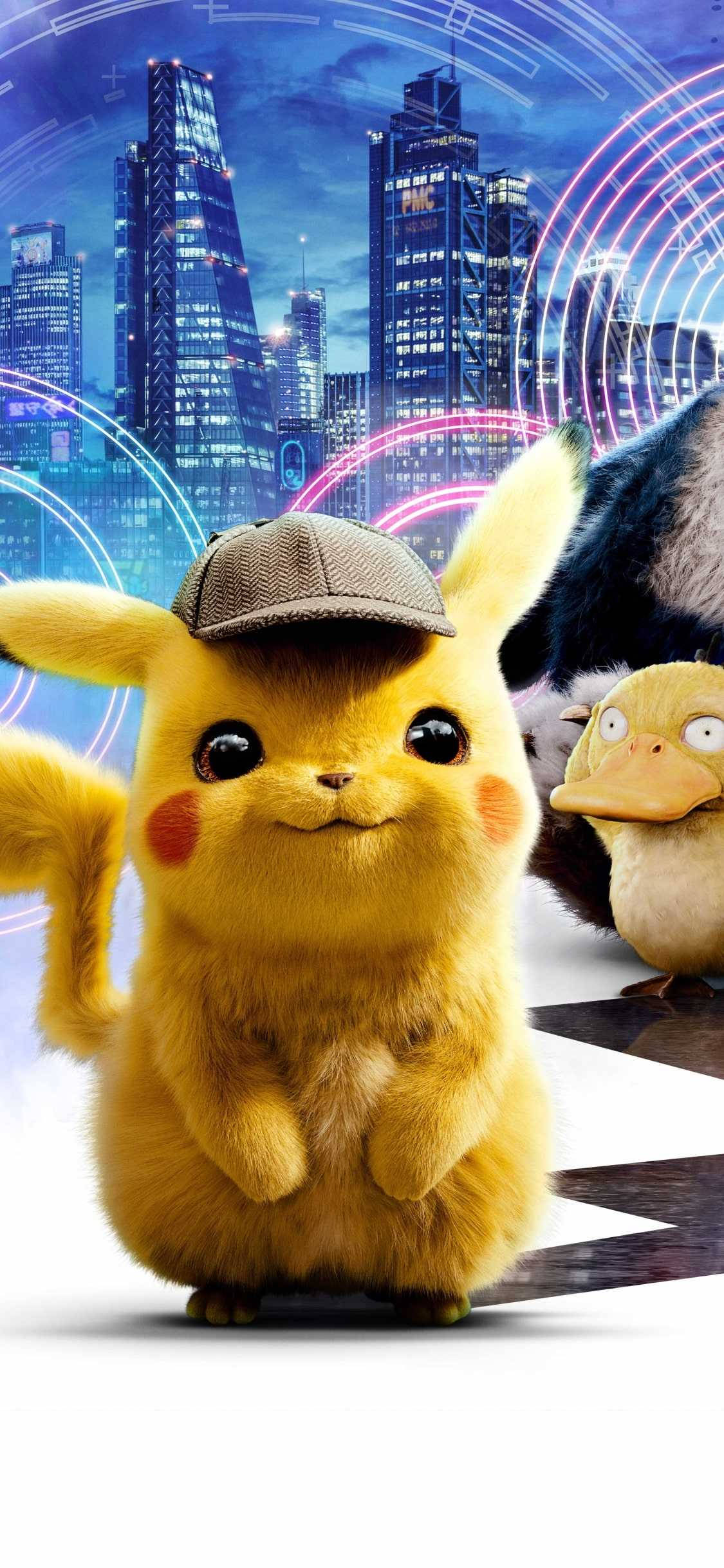 Pikachu na Psyduck Picha ya Ukuta
