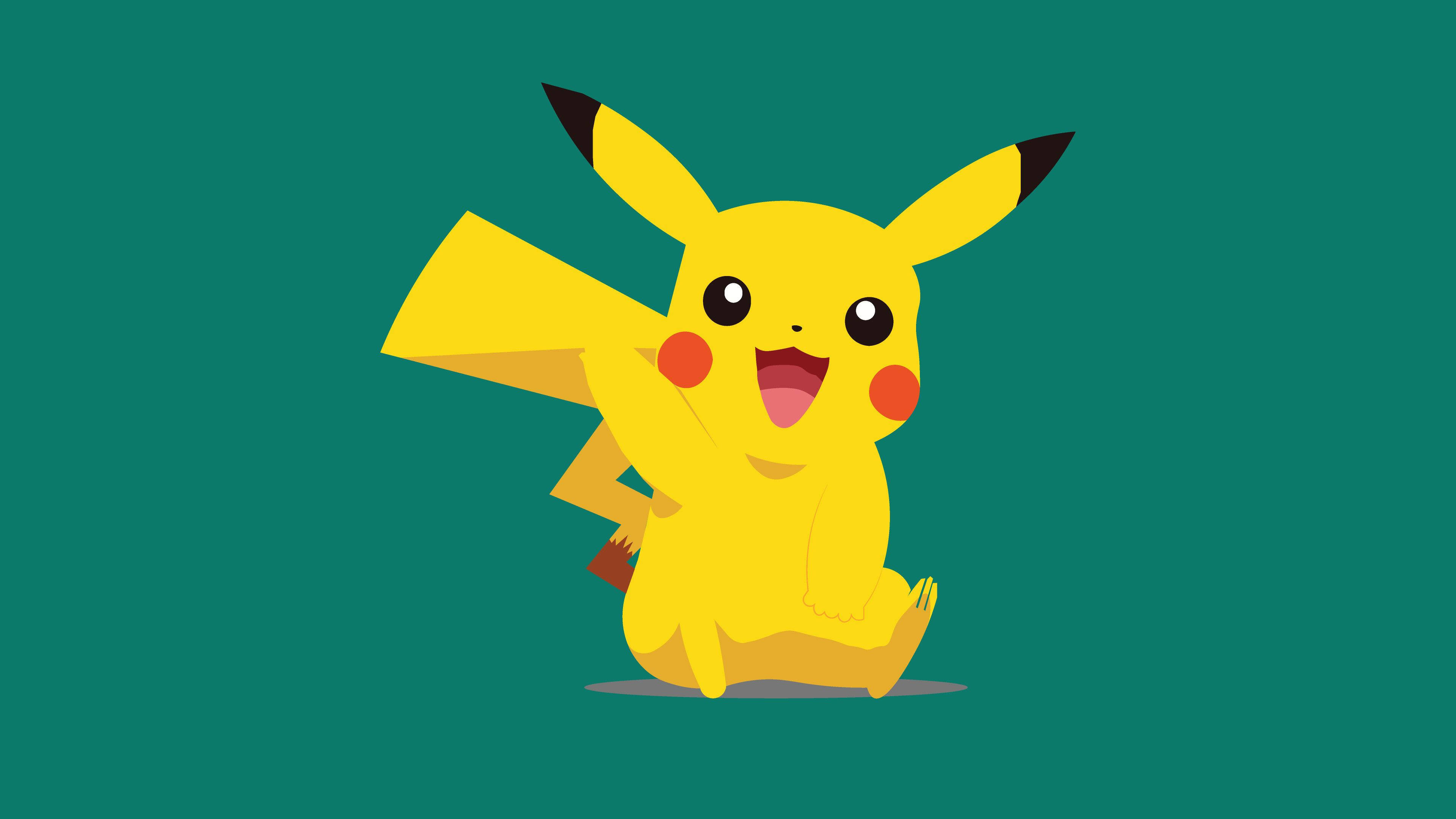Pikachu Yuko Tayari Kwa Hatua Picha ya Ukuta