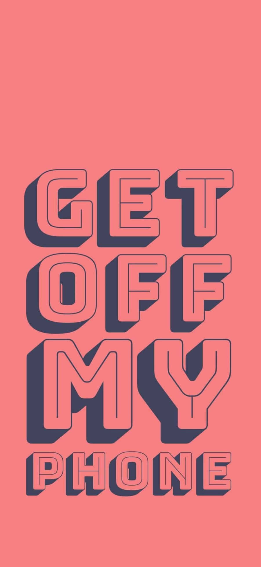 Pink Aesthetic Put Down My Phone Quotes Version Picha ya Ukuta