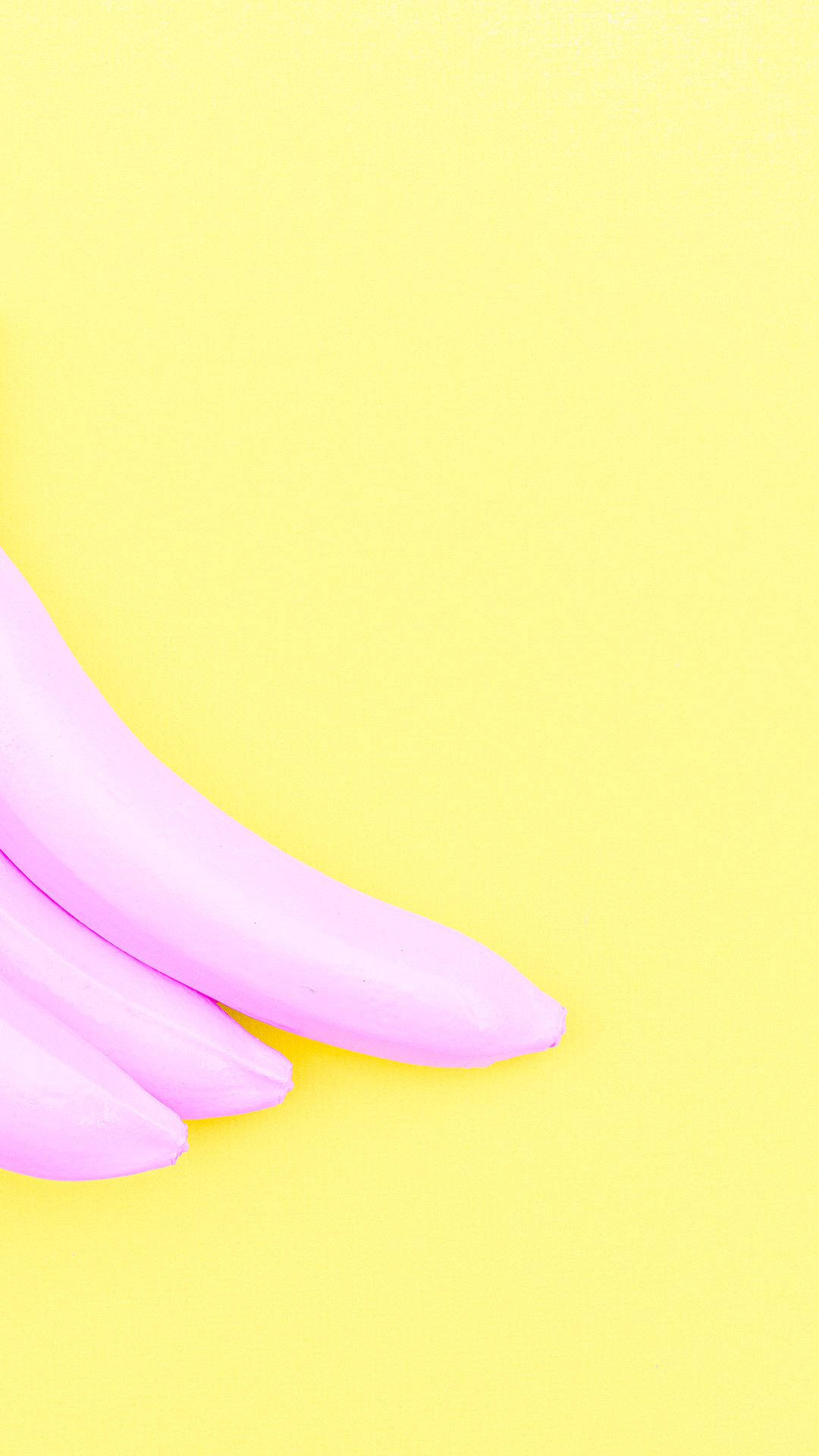 Pisang Merah Muda Estetika Kuning Pastel Picha ya Ukuta