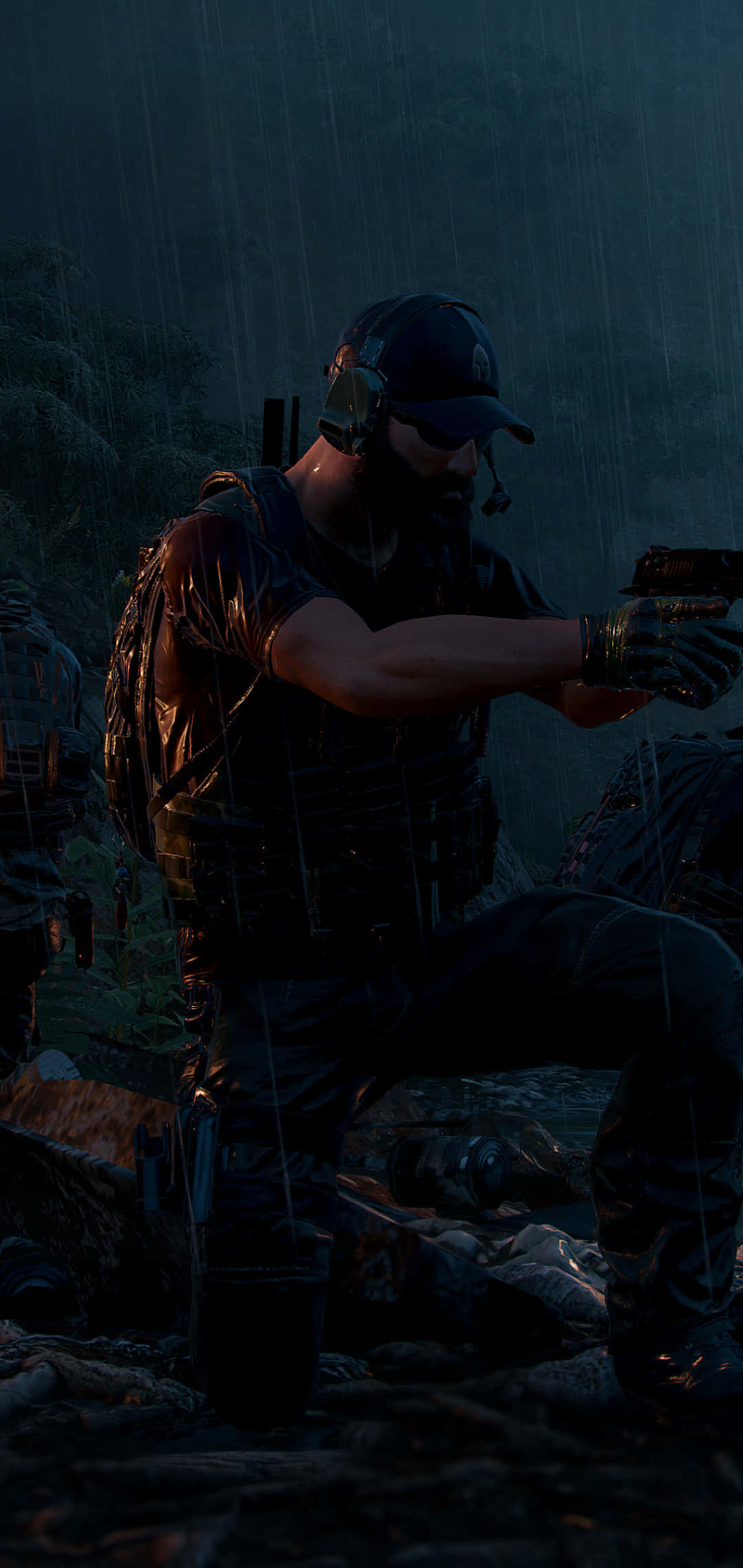 Pistola ya Nomad Mchezo wa Video iPhone X Ghost Recon Wildlands Background Picha ya Ukuta
